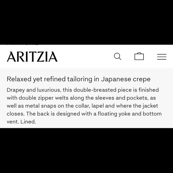 Aritzia Wilfred Mayet Jacket - Picture 10 of 10